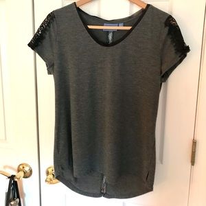 Cute Lace Detail Top